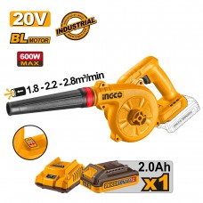 INGCO Φυσητήρας Μπαταρίας 20V Li-Ion 3 θέσεων CABLI20681E